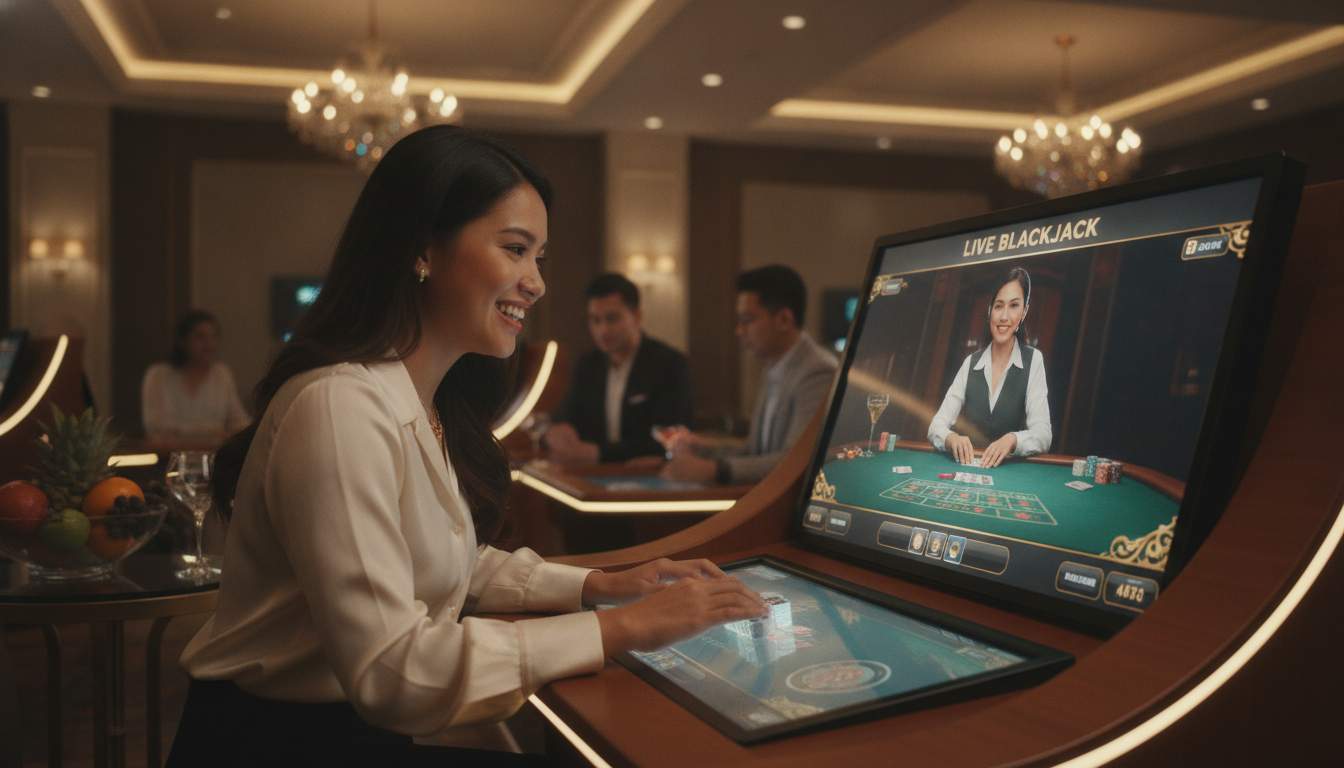 Live casino games with professional dealers