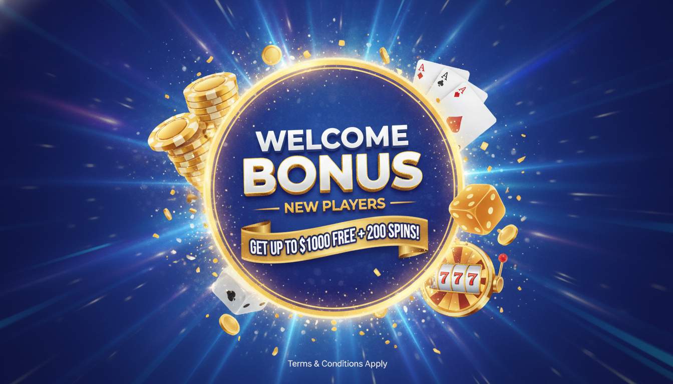 Welcome bonus promotional image